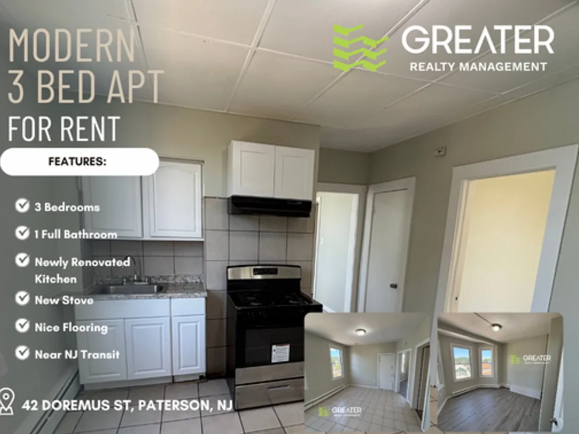 3 Bedrooms at 42 Doremus St #5, Paterson NJ — photo 1